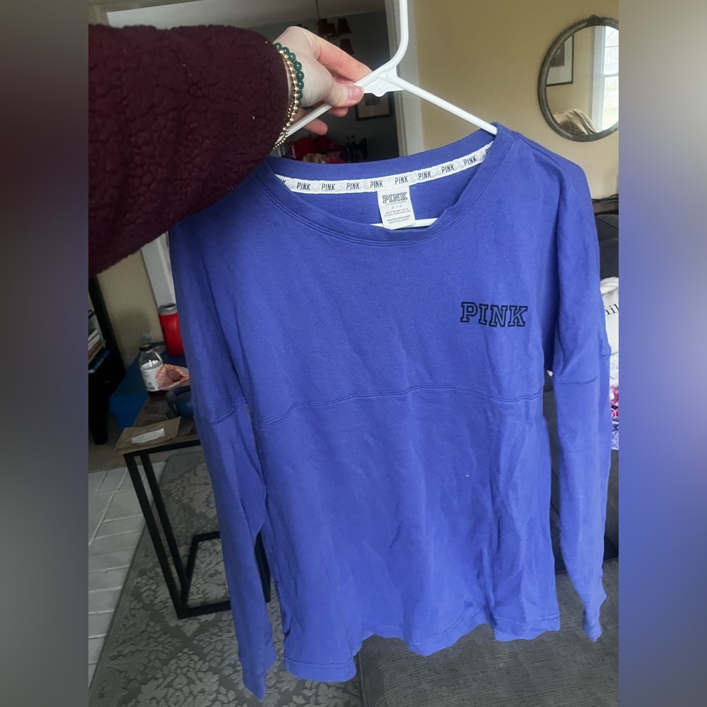Victoria's Secret PINK Purple Crewneck Sweatshirt